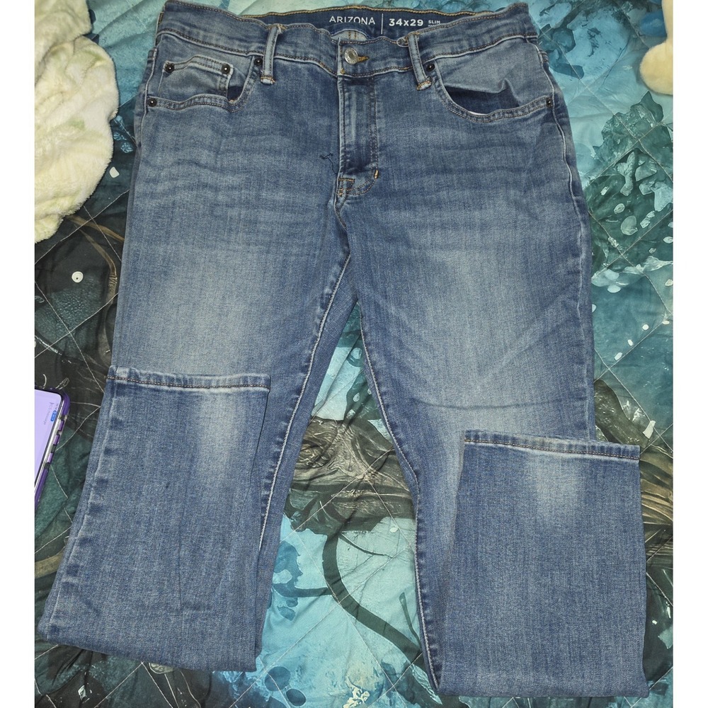 Thereabouts Boys Straight Fit Jeans Dark Wash Denim Size 34x29